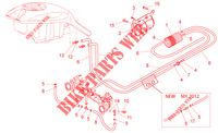 Fuel vapour recover system para MOTO GUZZI Griso 8V E3 2013