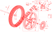 Front wheel   disc brake para SCARABEO Scarabeo 4T E3 2014