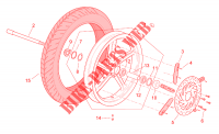 Front wheel para SCARABEO Scarabeo (engine Rotax) 2002