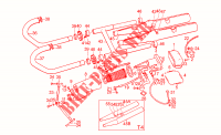 Intake exhaust para MOTO GUZZI T3 e Derivati Calif./T4/Pol./CC/PA 1980