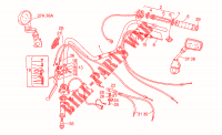 Handlebar controls,2nd s. para MOTO GUZZI California III Carburatori 1989