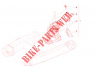 Rear brake caliper para MOTO GUZZI MGX 21 FLYING FORTRESS 2016