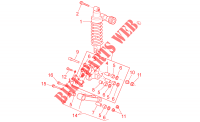 Connecting rod   rear shock abs. para MOTO GUZZI Stelvio 8V STD - NTX 2014