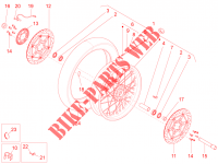 Front wheel para MOTO GUZZI Stelvio 8V STD - NTX 2016