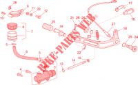 Rear master cylinder para MOTO GUZZI Stelvio 8V STD - NTX 2014