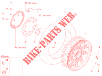 Rear wheel II para MOTO GUZZI Stelvio 8V STD - NTX 2017