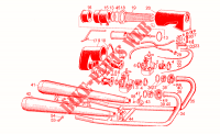 Exhaust intake unit para MOTO GUZZI V 35 C - V 50 C 1986