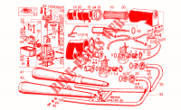Intake exhaust para MOTO GUZZI V 35 Acc. Elettronica 1977