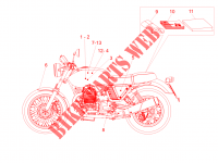 Decal and plate set para MOTO GUZZI V7 II Special ABS 2016