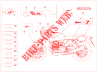 Decal and plate set para MOTO GUZZI V7 Racer 2015